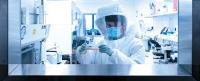 Person working in a lab.